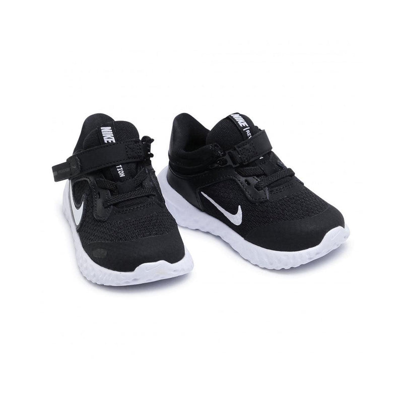 Kids Nike GS Revolution 5 Flyease Black White CQ4651-004 Shoe Sneaker Trainer