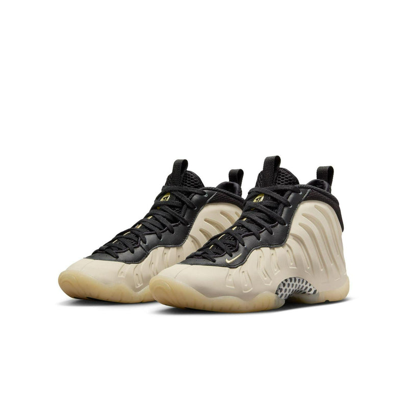 Kids Nike Little Posite Light Orewood Brown White Black GS FQ1930-001 Sneaker