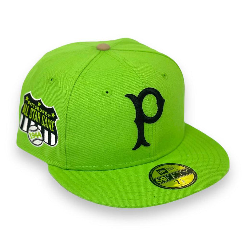 New Era Pittsburgh Pirates '44 ASG LimeGreen CamelBrown Gray 59Fifty 5950 Fitted