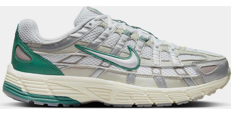 Nike P-6000 Premium Metallic Silver Bicoastal Green White HF4308-072-P Sneaker