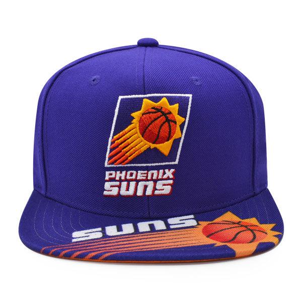Mitchell And Ness Phoenix Suns SWINGMAN POP Purple White Orange Patch Snapback