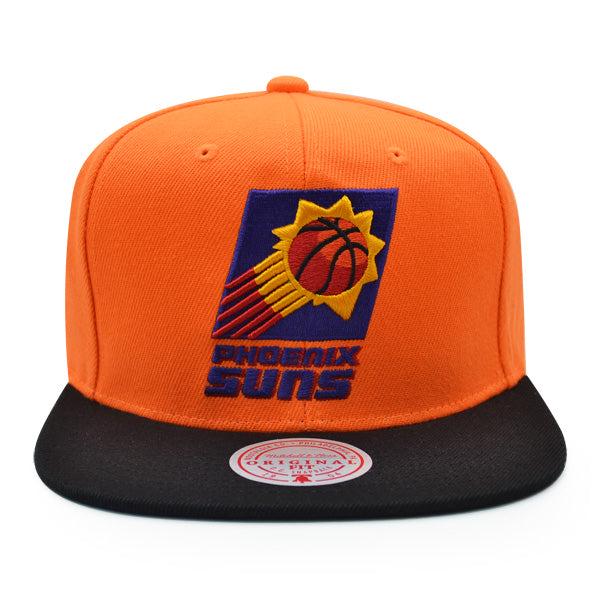 Mitchell And Ness Phoenix Suns CLASSIC Orange Black Purple Patch Snapback Hat