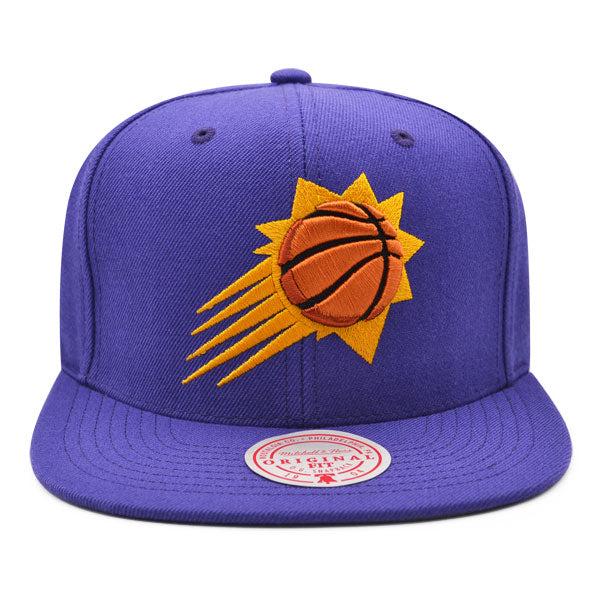 Mitchell And Ness Phoenix Suns CLASSIC BBALL Purple Orange Gray Patch Snapback