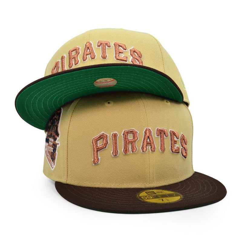 New Era Pittsburgh Pirate '59 ASG Tan Khaki Wood Green 59Fifty 5950 Patch Fitted