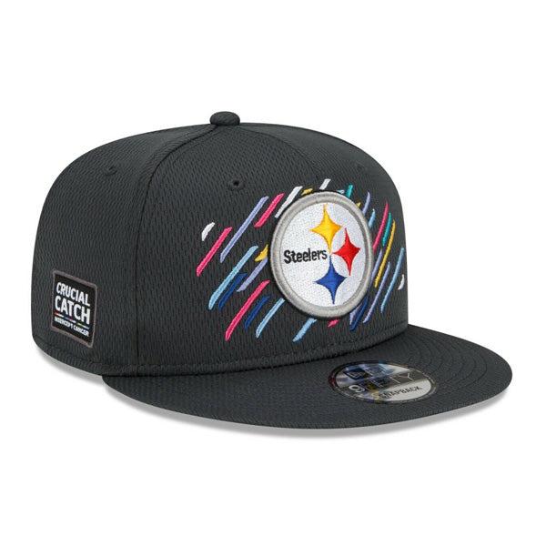 New Era Pittsburgh Steelers 21 Charcoal White Red Blue 9Fifty 950 Patch Snapback