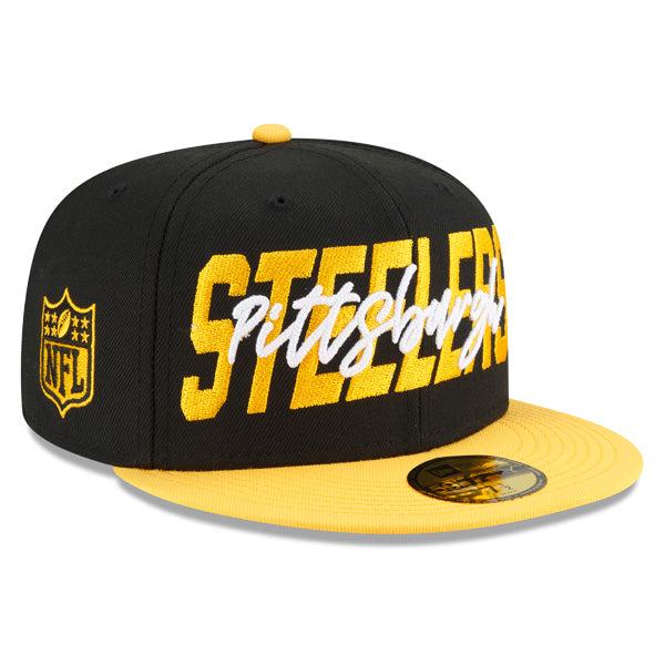 New Era Pittsburgh Steelers '22 Yellow White Gold Gray 59Fifty 5950 Patch Fitted