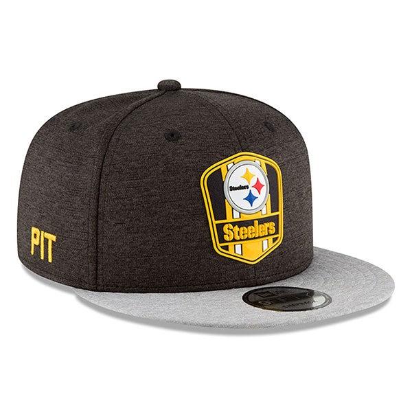 New Era Pittsburgh Steelers '18 Brown Gray Yellow 9Fifty 950 Patch Snapback Hat