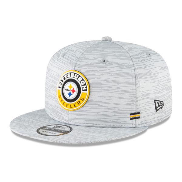 New Era Pittsburgh Steelers '20 Gray Yellow 9Fifty 950 Patch Snapback Hat