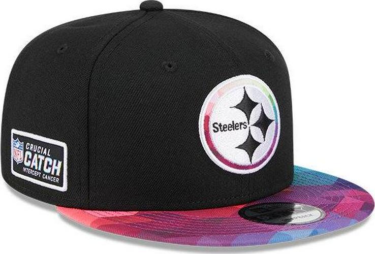 New Era Pittsburgh Steelers '23 Pink White Blue Red 9Fifty 950 Patch Snapback