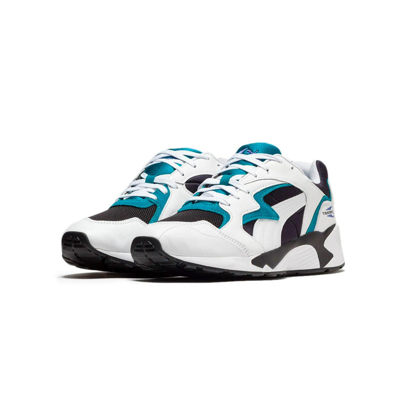 Puma Prevail Black White Blue Green 386569-07 Shoe Sneaker Trainer