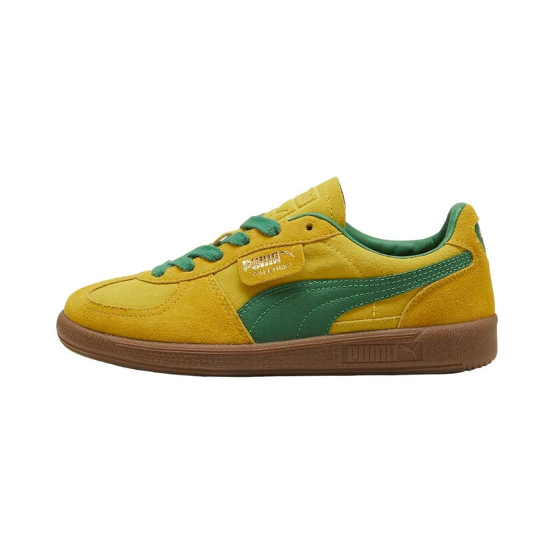 Puma Palermo Yellow Green Brown 396463-12 Sneaker Shoe Trainer