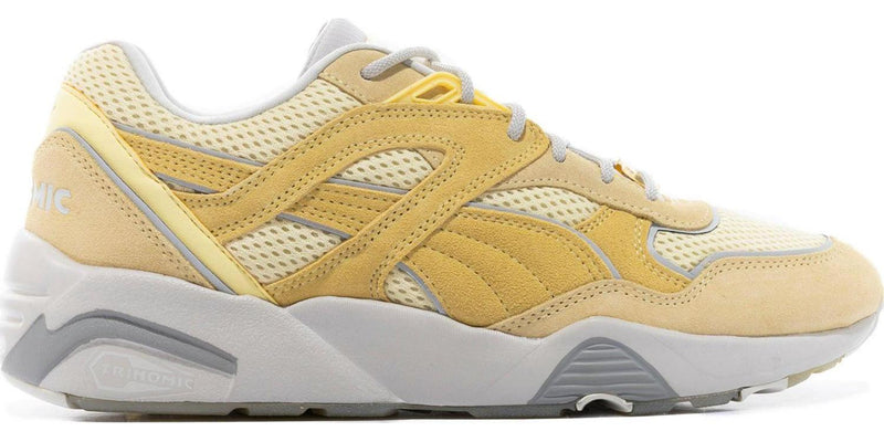 Puma R698 Minerals Gold Yellow White Gray 38757702 Shoe Sneaker Trainer
