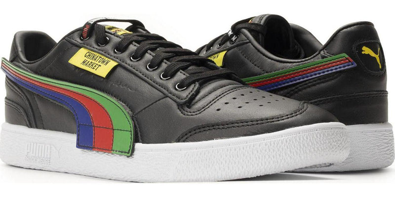 Puma Sampson Chinatown Market Multi Stripe White Green Blue 37108902 Sneaker