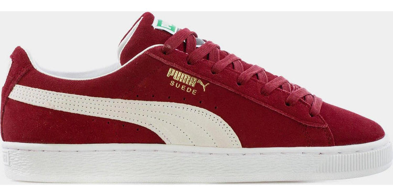 PUMA Suede Classic 21 Burgundy White 374915 06 Shoe Sneaker Trainer