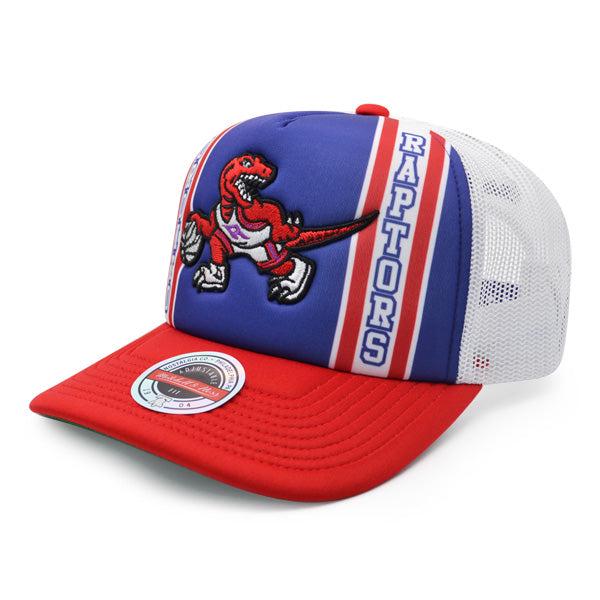 Mitchell and Ness Toronto Raptors RETRO TRUCKER Purple Red White Green Snapback