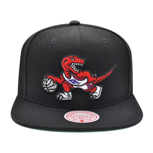 Mitchell And Ness Toronto Raptors CLASSIC Black Red Green Patch Snapback Cap Hat