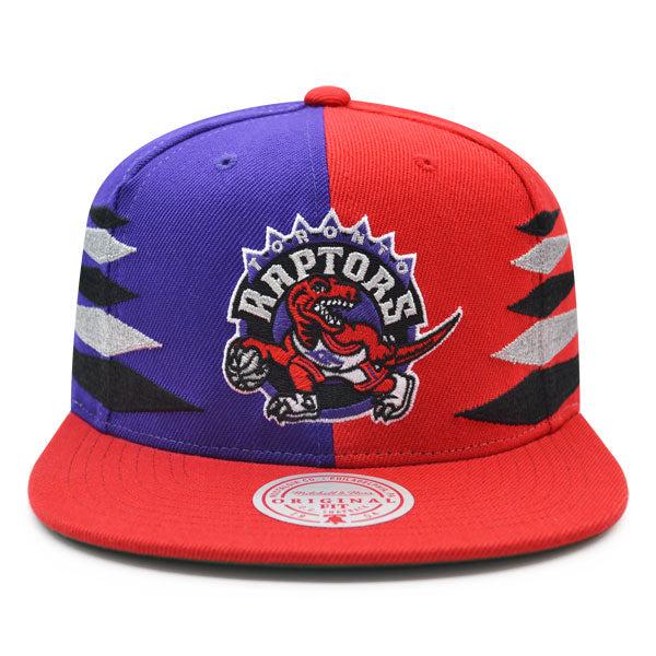 Mitchell And Ness Toronto Raptors DIAMOND CUT Purple Black White Green Snapback