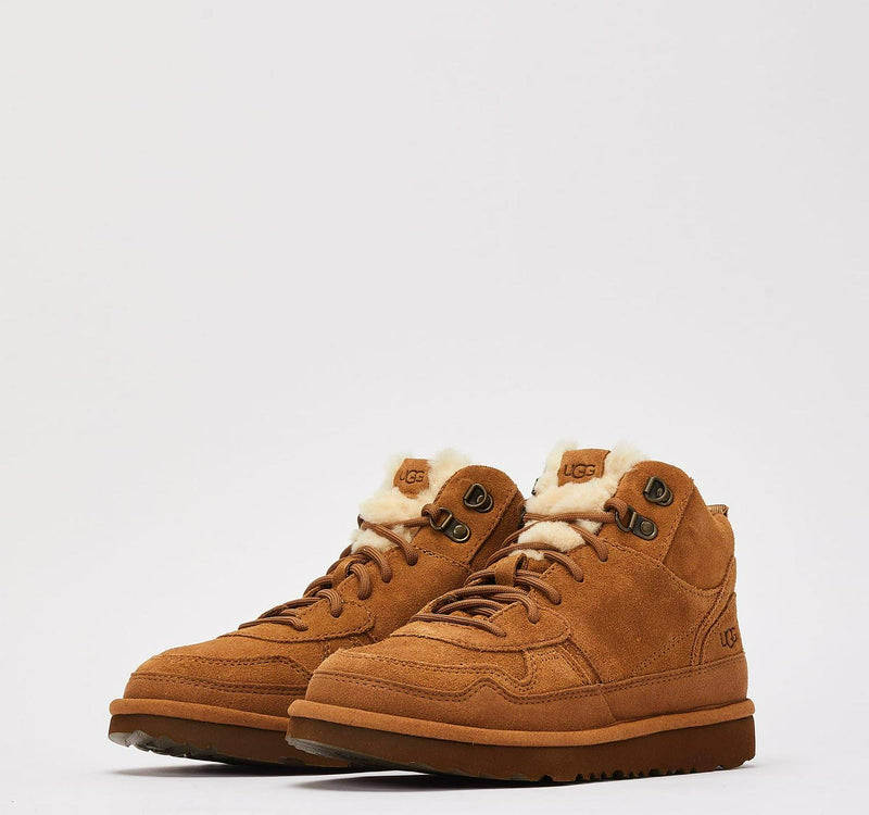 Kids UGG Highland Hi Heritage PS Brown Beige 1134550K Sneaker Shoe Trainer