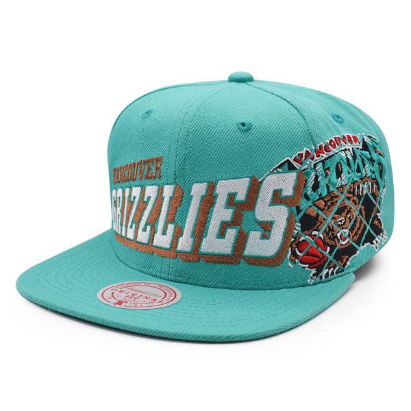 Mitchell And Ness Vancouver Grizzlies THE GRID Teal Copper Green Patch Snapback