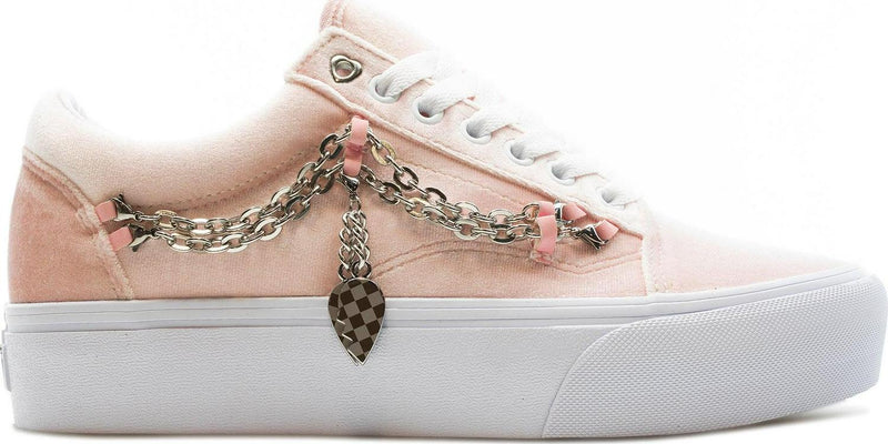 WMNS Vans Old Skool Platform Chain Blushing Bride Pink VN0A3B3U4TB Shoe Sneaker
