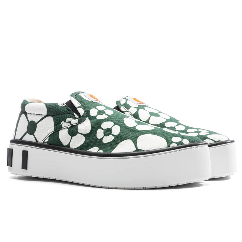 Marni X Carhartt WIP Slip-On Sneakers - Dark/Green