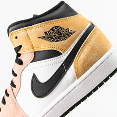 Nike Air Jordan 1 Mid SE Magic Ember Sundial White Pink Brown Beige Black Sneaker Shoe Trainer