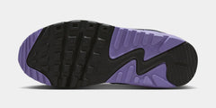 Air Max 90 Grade School Lifestyle Shoes (White/Dusty Amethyst/Photon Dust/Light Smoke Grey)