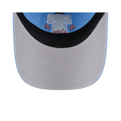 New Era 9Twenty Philadelphia Phillies City Patch Bell Strapback Hat - Light Blue