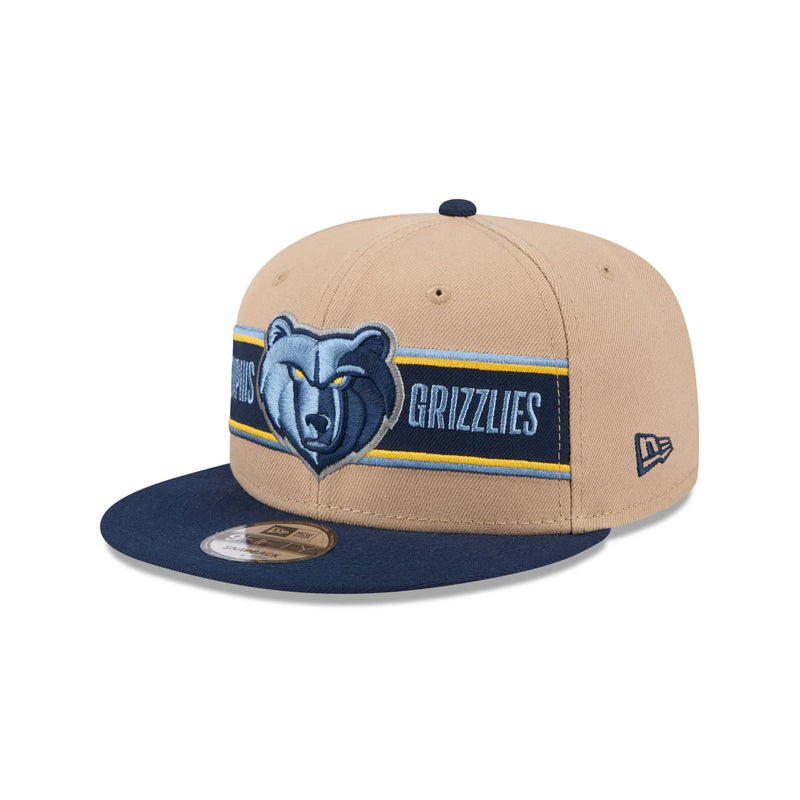 Memphis Grizzlies 2024 Draft 9FIFTY Snapback Hat 9Fifty 950 Patch Snapback Cap Hat