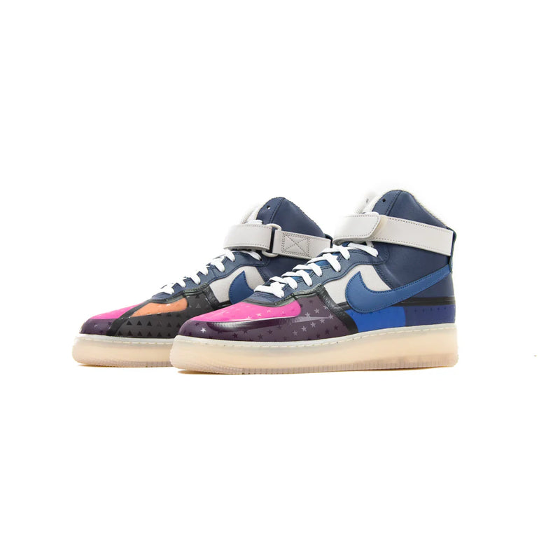 Nike Air Force 1 High '07 PRM Thunder Blue Mystic Navy White Beige Pink Purple Green Orange FB8875-003 Sneaker Shoe Trainer