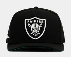Las Vegas Raiders Chrome 950AF Snapback Mens Hat (Black/White)