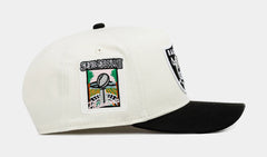 Las Vegas Raiders 950AF Snapback Mens Hat (Beige/Black)