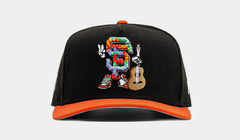 San Francisco Giants Cartoon 950AF Snapback Mens Hat (Black/Orange)