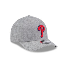 Philadelphia Phillies Cotton Weave Gray 9FORTY M-Crown A-Frame Snapback Hat