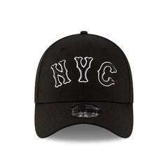 New Era 39Thirty New York Mets 2024 City Connect Stretch Fitted Hat - Black, White