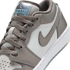 Air Jordan 1 Low SE GS (Flat Pewter/Blue Tint)