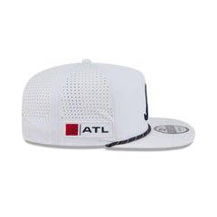 Atlanta Braves Optic White Performance Rope Golfer Hat