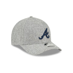 Atlanta Braves Cotton Weave Gray 9FORTY M-Crown A-Frame Snapback Hat