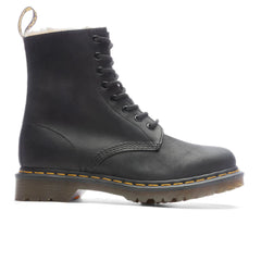 Women’S 1460 Faux Fur Lined Lace up Boots - Black