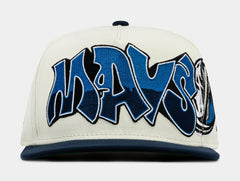 All Star Dallas Mavericks 950AF Snapback Mens Hat (White/Blue/Black)