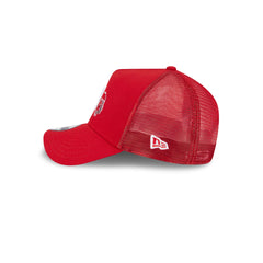 Philadelphia Phillies State Stitch 9FORTY A-Frame Trucker Hat