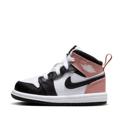 Jordan 1 Mid (TD) - White/Rust Pink