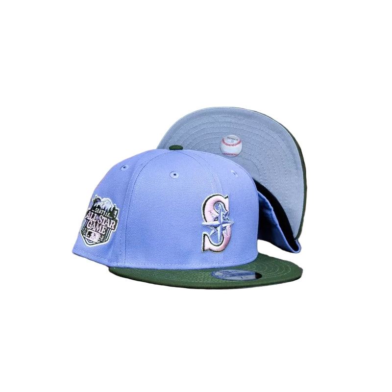 New Era Seattle Mariners 2023 All-Star Game Grey UV (Lavender/Olive) 59Fifty Fitted