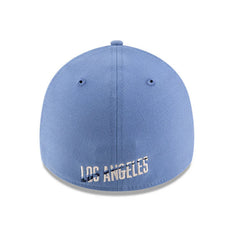 New Era 39Thirty Los Angeles Dodgers 2024 City Connect Stretch Fitted Hat - Light Blue