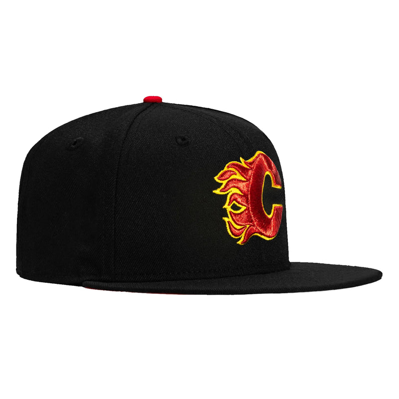 New Era 59Fifty Calgary Flames Team UV Hat - Black