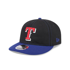New Era 9Fifty Retro Crown Texas Rangers 1995 All Star Game Patch Snapback Hat - Black, Royal