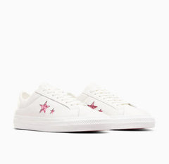 Converse One Star Pro Ox X Turnstile (White/Pink/White)