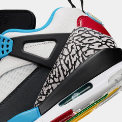 Spizike Low SE Mens Basketball Shoes (Neutral Grey/Varsity Maize/Surf Blue)