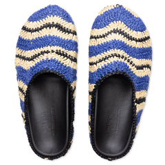 Marni X No Vacancy Inn Fussbett Sabot - Vivid Blue/Natural