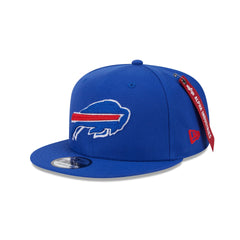 Alpha Industries X Buffalo Bills Blue 9FIFTY Snapback Hat